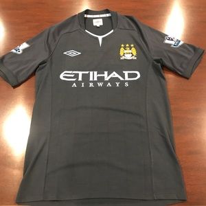 Umbro Manchester City Tevez 32 Jersey Size 36 US Men Small Argentina